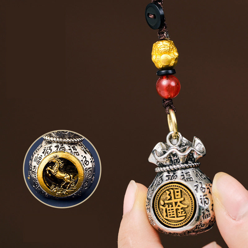 🎅Christmas Pre-sale🎁Zodiac Fortune Bag Pendant for Good Luck & Prosperity