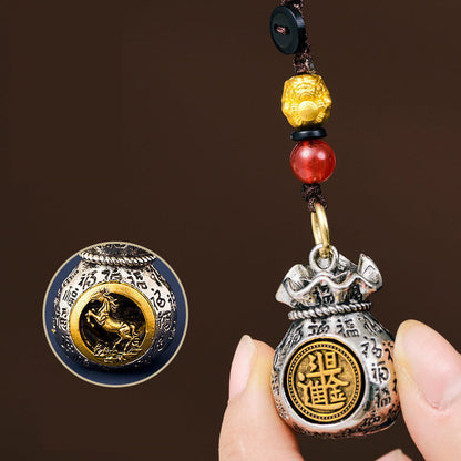 🎅Christmas Pre-sale🎁Zodiac Fortune Bag Pendant for Good Luck & Prosperity