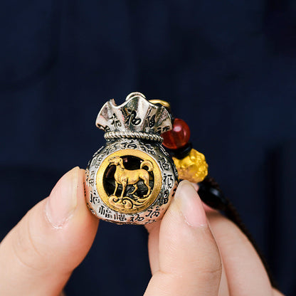 🎅Christmas Pre-sale🎁Zodiac Fortune Bag Pendant for Good Luck & Prosperity