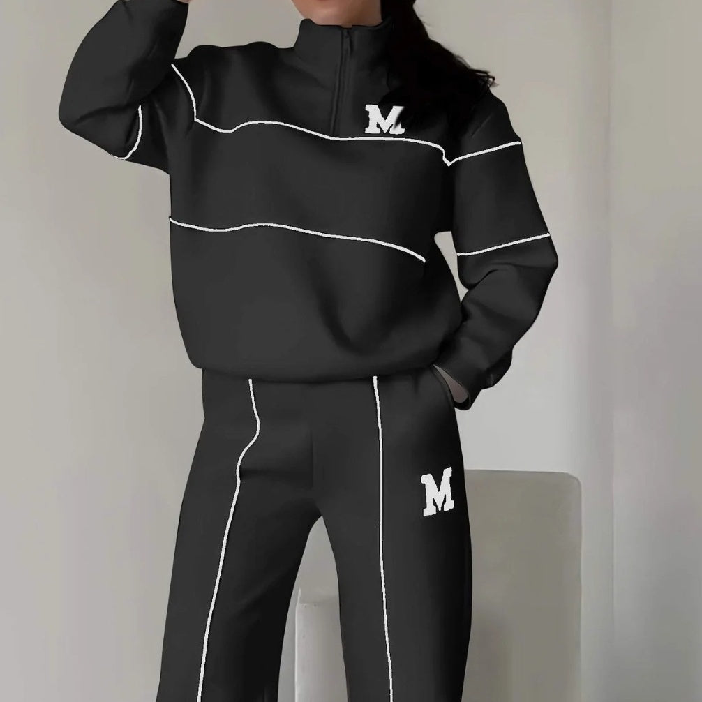 Casual Line Sweatshirt 2-Piece Set