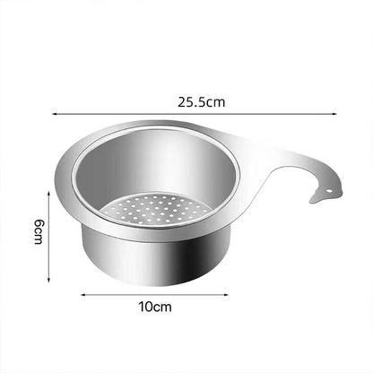 Swan Shape Stainless Steel Sink Strainer Basket