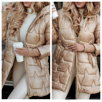 ✨Winter Offer💖Women's Winter Warm Hooded Mid-Length Coats