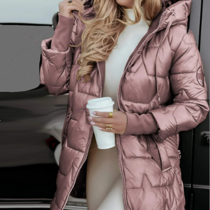 ✨Winter Offer💖Women's Winter Warm Hooded Mid-Length Coats