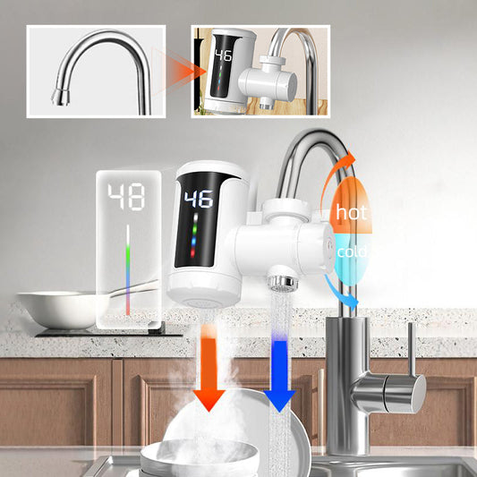 Free Installation Electric Hot Water Dispenser Faucet with LED Screen