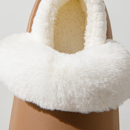 Gift Choice Chunky Plush Cotton Slippers