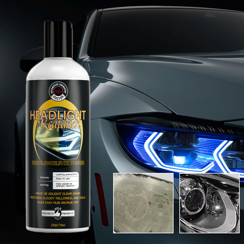 🔥Black Friday sale ends soon🎁Car Headlight Repair Polish Fluid with Sponge