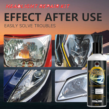 🔥Black Friday sale ends soon🎁Car Headlight Repair Polish Fluid with Sponge