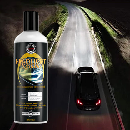 🔥Black Friday sale ends soon🎁Car Headlight Repair Polish Fluid with Sponge