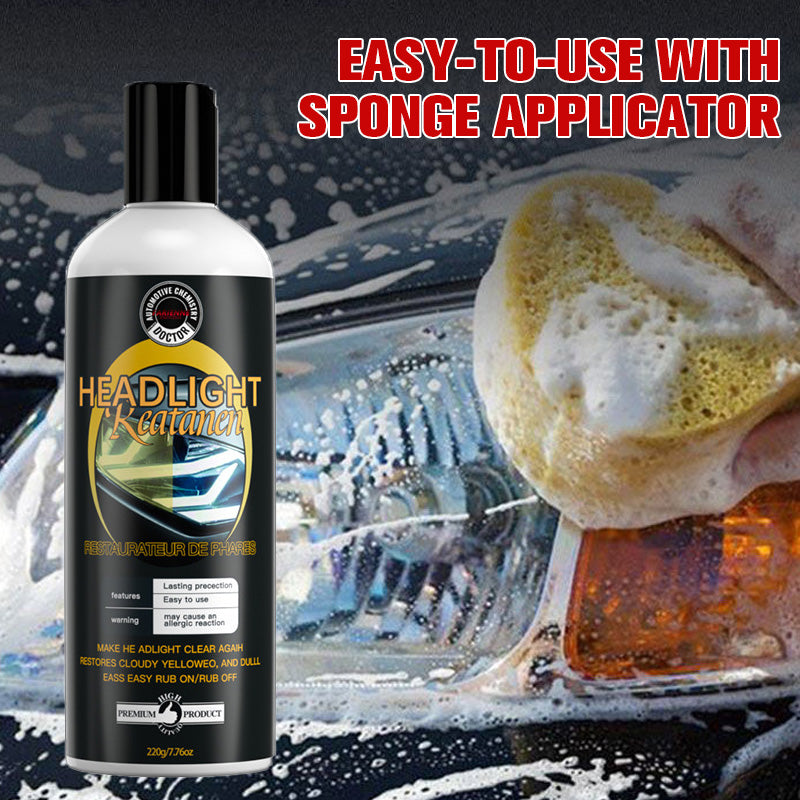 🔥Black Friday sale ends soon🎁Car Headlight Repair Polish Fluid with Sponge