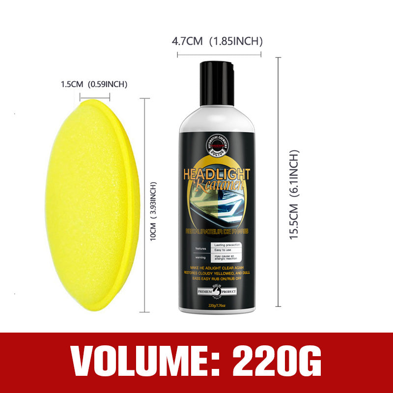 🔥Black Friday sale ends soon🎁Car Headlight Repair Polish Fluid with Sponge