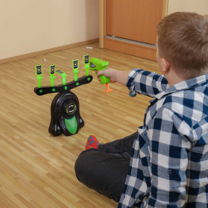 Gift Choice - Glow-in-the-Dark Shooting Target Practice Kids Shooting Toy Gun Set