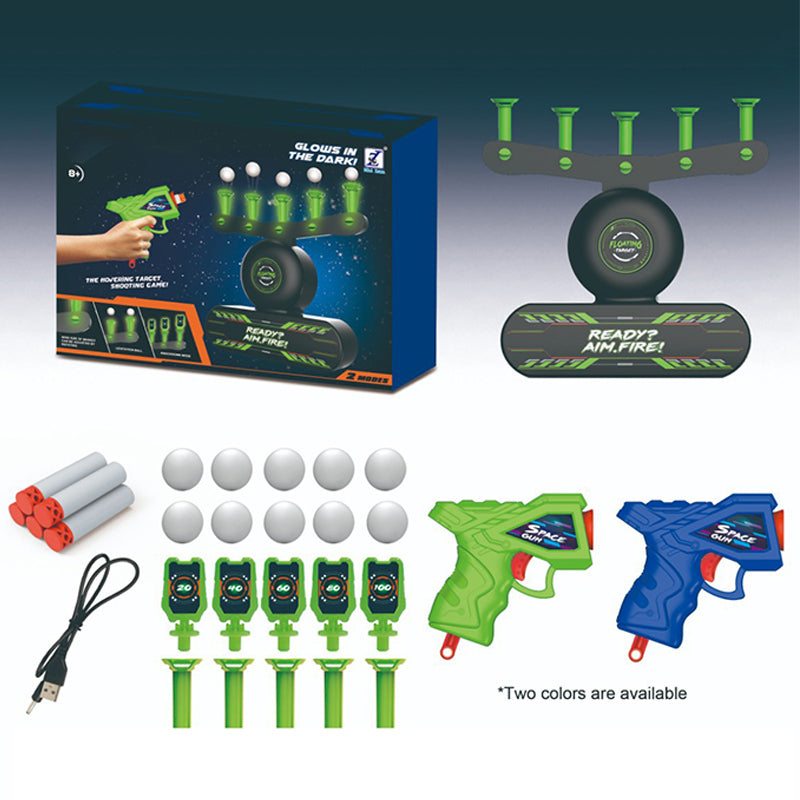 Gift Choice - Glow-in-the-Dark Shooting Target Practice Kids Shooting Toy Gun Set