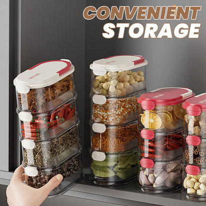 Multi-layer Sealed Spice Organizer