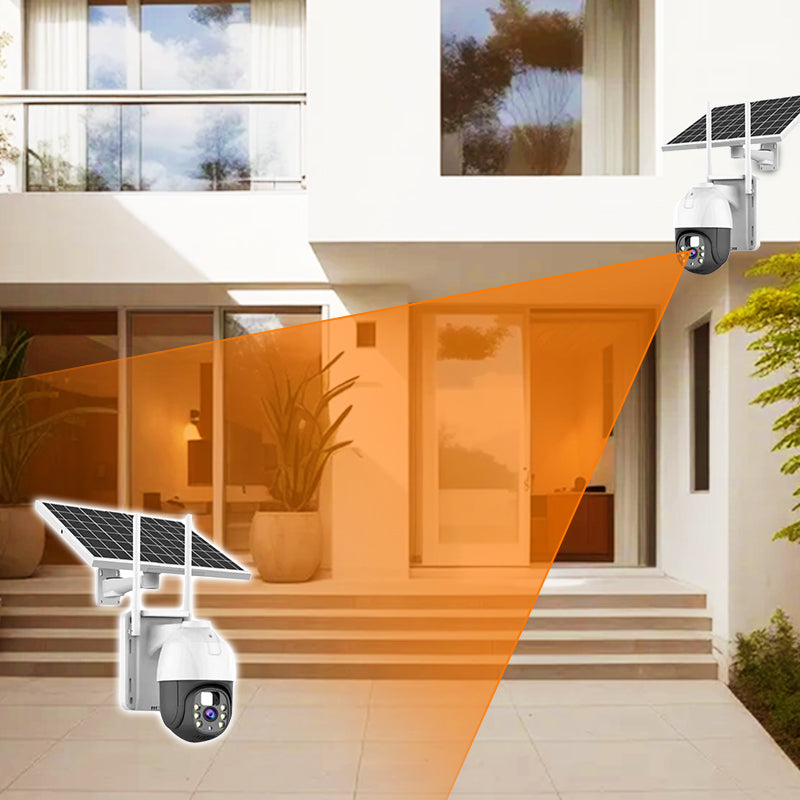 Solar-Powered Remote Surveillance Camera